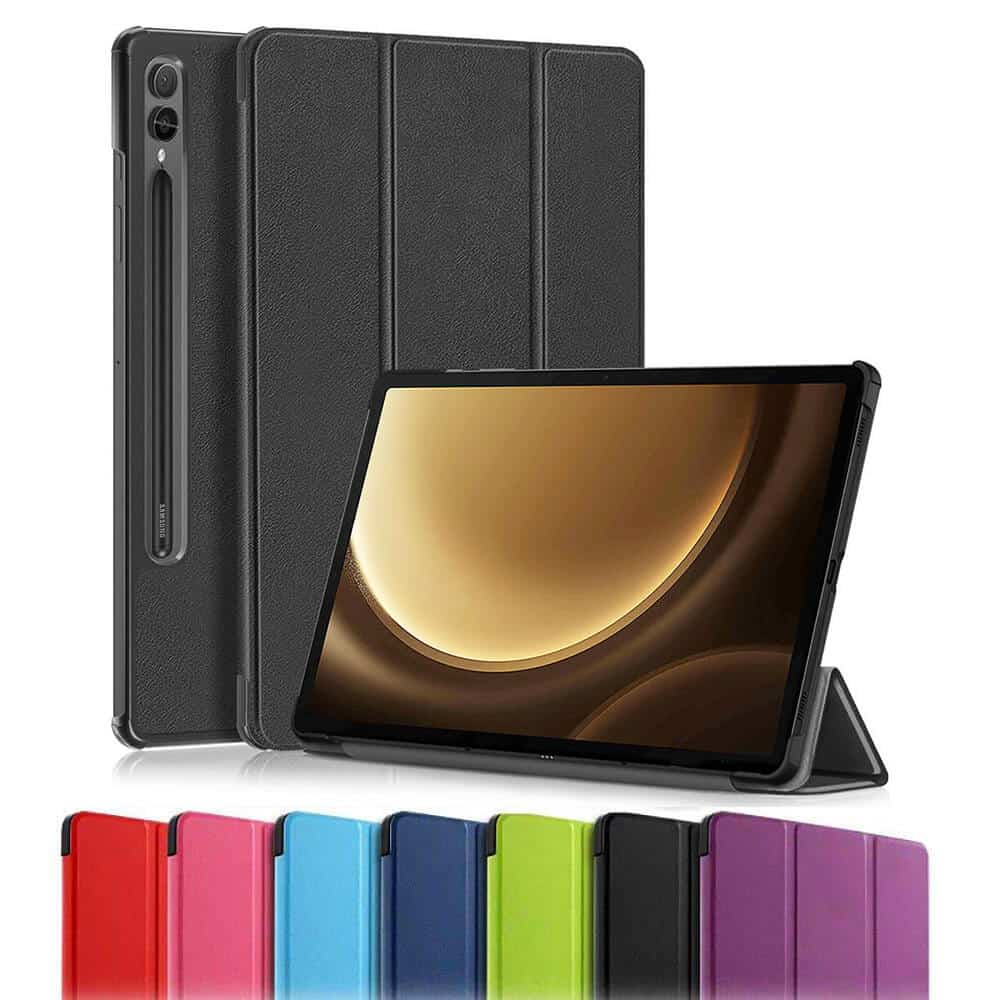 Samsung Galaxy Tab S9 FE /S9 FE+ Plus Leather Case Cover