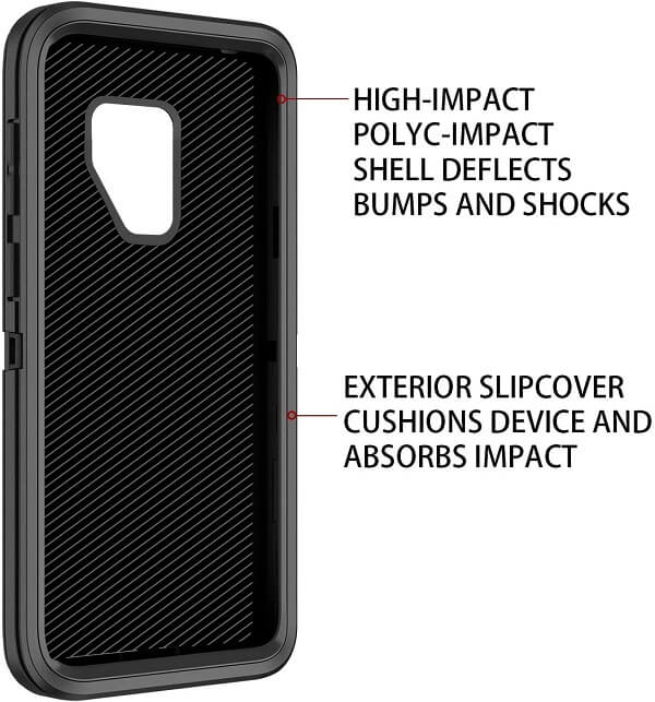 For Samsung Galaxy S9 |Galaxy S9+ /S9 Plus Case Drop Resistant Defender Tradies Heavy Duty Rugged Shockproof Tough Cover