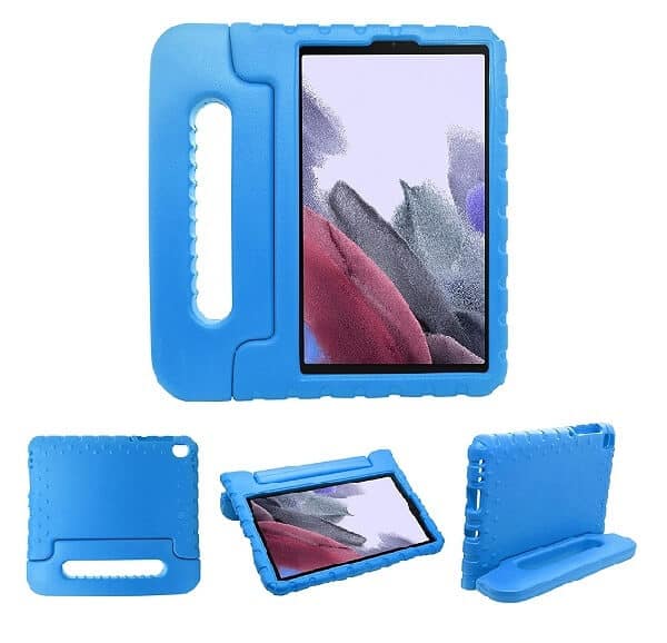 Samsung Galaxy Tab A7 Lite 8.7 inch SM- T220/T225 kids Case, Kickstand Shockproof Protective Handle Stand Light Weight Kids Friendly Cover (Black)