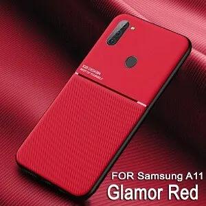 Samsung Galaxy A11 Business Style Luxury Matte Soft Silicone Drop Resistant Case Cover