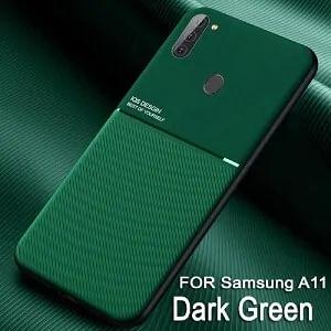 Samsung Galaxy A11 Business Style Luxury Matte Soft Silicone Drop Resistant Case Cover