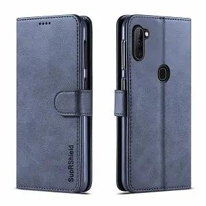 Samsung Galaxy A11 Wallet Case Flip Leather Card Slots Cover