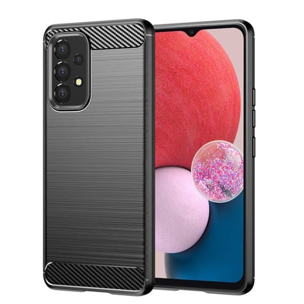 Samsung Galaxy A13 4G Case Shockproof Heavy Duty Rugged Anti Knock Back Cover (Black)