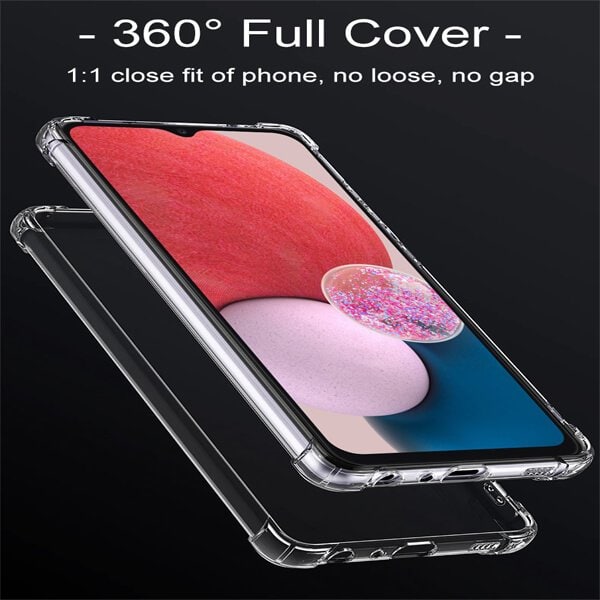 Samsung Galaxy A13 4G Clear Case Shockproof Heavy Duty Gel Air Cushion Cover