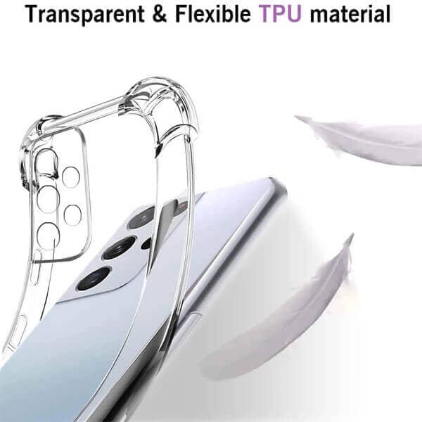 Samsung Galaxy A23 4G Clear Case Shockproof Heavy Duty Gel Air Cushion Cover