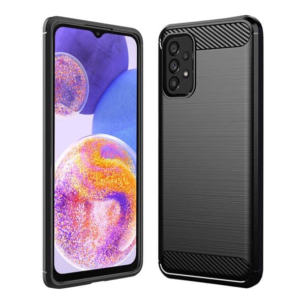 Samsung Galaxy A23 4G /A23 5G Case Shockproof Heavy Duty Rugged Anti Knock Back Cover (Black)
