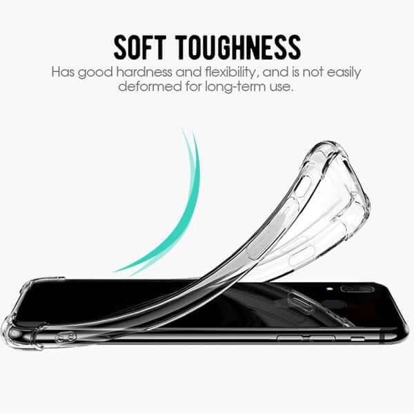 Samsung Galaxy A30 Clear Case Shockproof Tough Transparent Anti knock Cover (3)