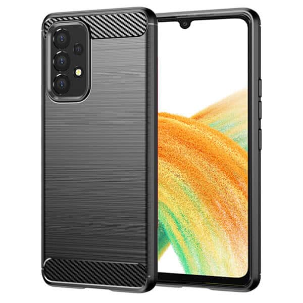 Samsung Galaxy A33 5G Case Shockproof Heavy Duty Rugged Anti Knock Back Cover (Black)