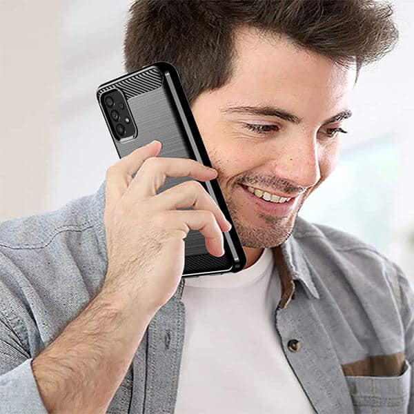 Samsung Galaxy A33 5G Case Shockproof Heavy Duty Rugged Anti Knock Back Cover (Black)