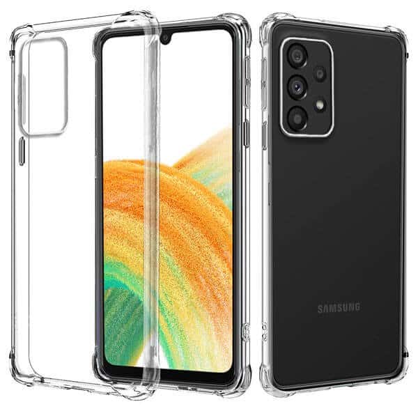 Samsung Galaxy A33 5G Clear Case Shockproof Heavy Duty Gel Air Cushion Cover