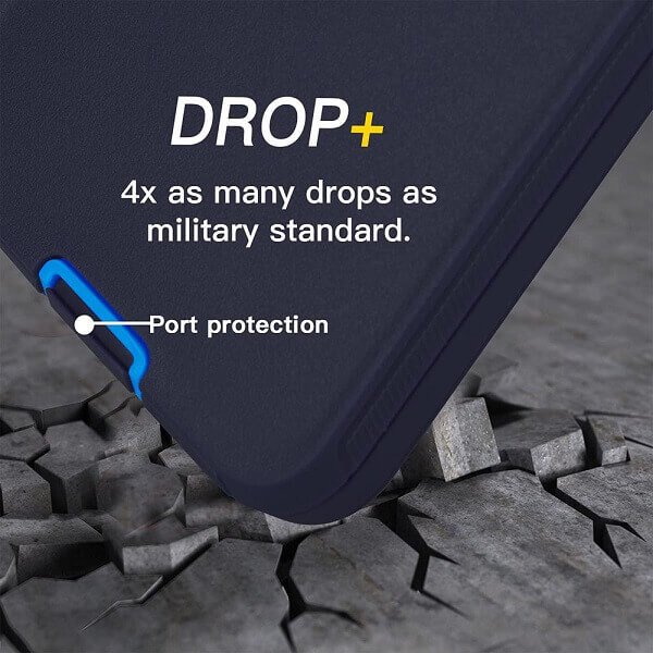 Samsung Galaxy A53 5G Case Drop Resistant Defender Tradies Heavy Duty Rugged Shockproof Tough Cover (Navy Blue)