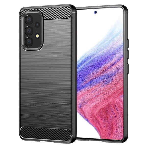 Samsung Galaxy A53 5G Case Shockproof Heavy Duty Rugged Anti Knock Back Cover (Black)