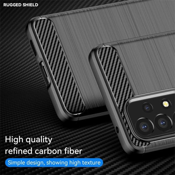 Samsung Galaxy A53 5G Case Shockproof Heavy Duty Rugged Anti Knock Back Cover (Black)