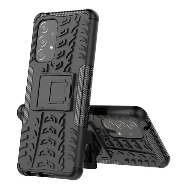Samsung Galaxy A53 5G Heavy Duty Case Shockproof Rugged Protective Tough Back Cover (Black)