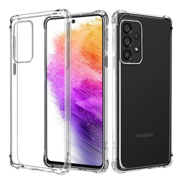 Samsung Galaxy A73 5G Clear Case Shockproof Heavy Duty Gel Air Cushion Cover
