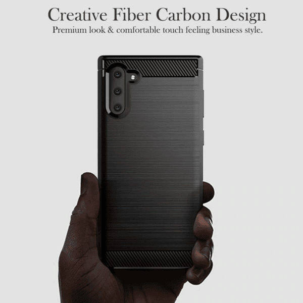Samsung Galaxy Note 10 Case Shockproof Heavy Duty Rugged Anti Knock Back Cover (Black)