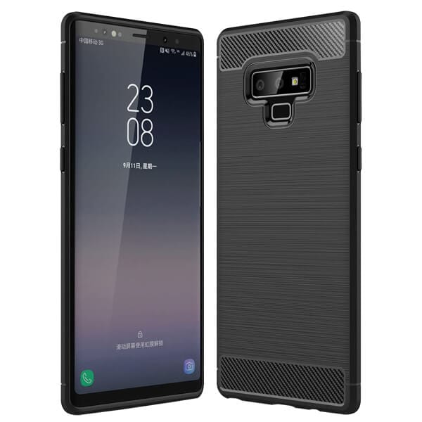 Samsung Galaxy Note 9 Case Shockproof Heavy Duty Rugged Anti Knock Back Cover (Black)
