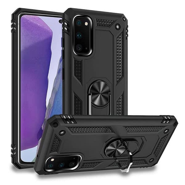 For Samsung Galaxy Note 20 | Note 20 Ultra Shockproof Magnetic Car Mount Ring Case Cover