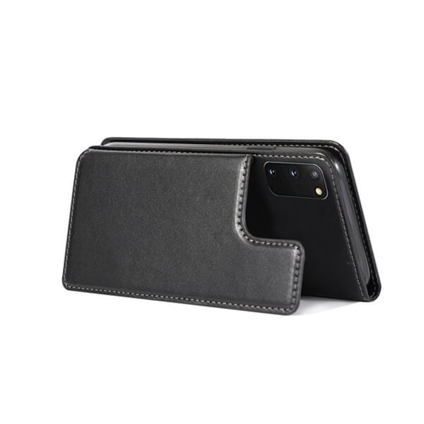 Samsung Galaxy S20 SupRShield Wallet Leather Card Holder Flip Protective Shockproof Magnetic Case Cover (Black Style 2) (8)