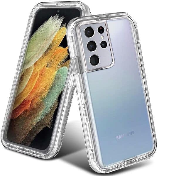 For Samsung Galaxy S21 | S21 FE | S21+ /S21 Plus | S21 Ultra Case Drop Resistant Defender Tradies Heavy Duty Rugged Shockproof Cover