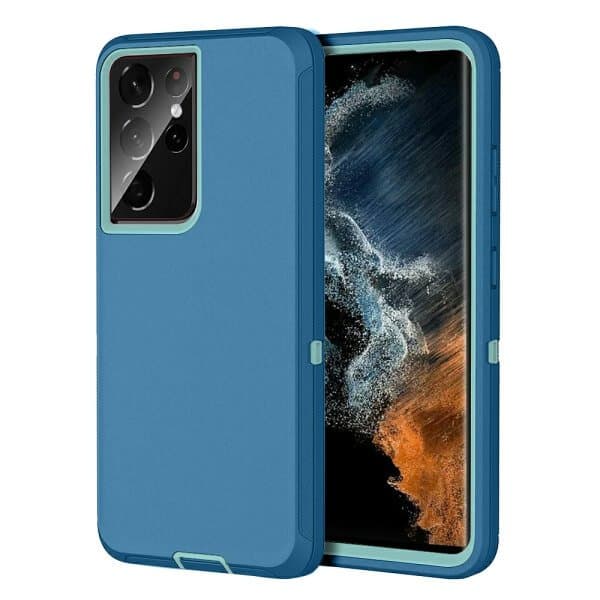 For Samsung Galaxy S22 | S22+ /S22 Plus | S22 Ultra Case Drop Resistant Defender Tradies Heavy Duty Rugged Shockproof Tough Cover