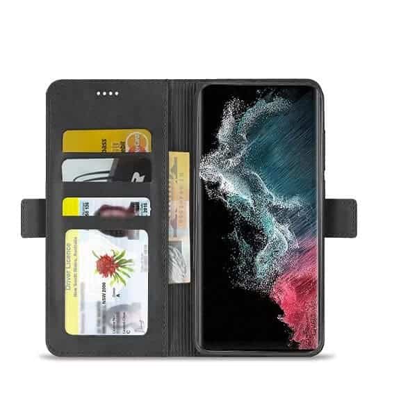 For Samsung Galaxy S22 | S22+ /S22 Plus | S22 Ultra SupRShield Wallet Leather Card Holder Flip Protective Shockproof Magnetic Case Cover