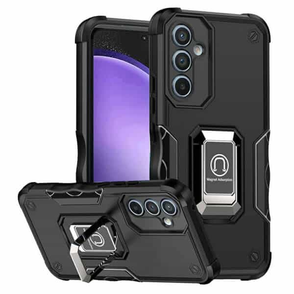 For Samsung Galaxy S23 | S23 FE | S23+ /S23 Plus | S23 Ultra Magnetic Ring Rugged Shockproof Case Heavy Duty Protective Back Cover
