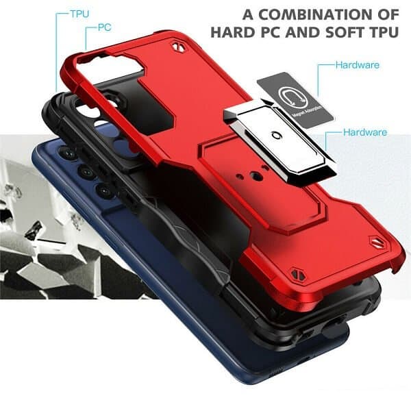 Samsung Galaxy S23 Magnetic Ring Rugged Shockproof Case Heavy Duty Protective Back Cover (Aqua)