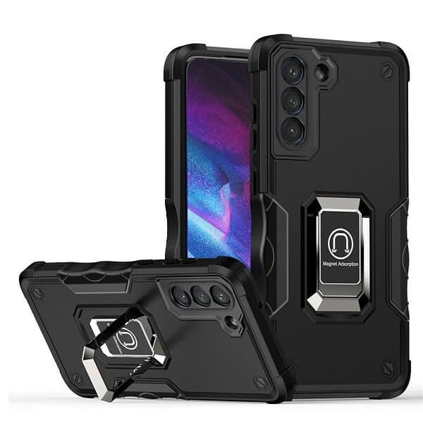 For Samsung Galaxy S23 | S23 FE | S23+ /S23 Plus | S23 Ultra Magnetic Ring Rugged Shockproof Case Heavy Duty Protective Back Cover