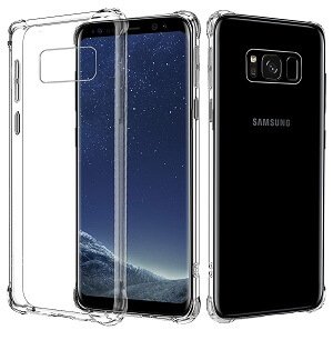 Samsung Galaxy S8 Clear Case Shockproof Heavy Duty Gel Clear Air Cushion Cover