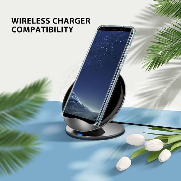 Samsung Galaxy S8 Clear Case Slim With 4 Corners [Shock Absorption] Hard Back Soft Bumper Cover