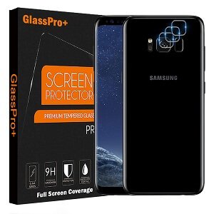 [ 3 Pack ] Samsung Galaxy S8+ Camera Lens Screen Protector Anti Scratch Tempered Glass Film Guard