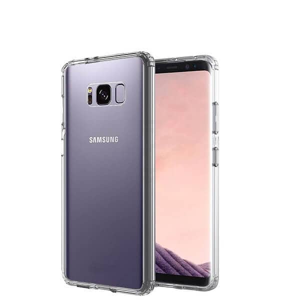 For Samsung Galaxy S8 |Galaxy S8+ /S8 Plus Clear Case Slim With 4 Corners [Shock Absorption] Hard Back Soft Bumper Cover