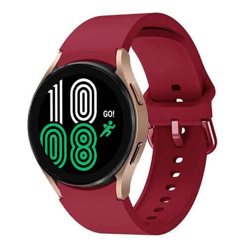 Samsung Galaxy Watch 4 40mm 44mm Watch 4 Classic 42mm 46mm Replacement Wristband, Adjustable Silicone Strap Loop Wrist Band For Women Men Unisex