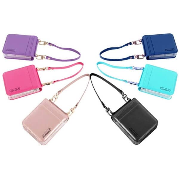 Samsung Galaxy Z Flip 5 Case Wallet Leather Shockproof Cover