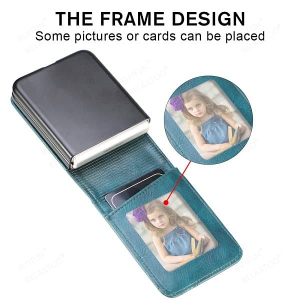 Samsung Galaxy Z Flip 5 Wallet Leather Card Holder Flip Protective Shockproof Case Cover
