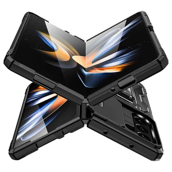 Samsung Galaxy Z Fold 5 5G Magnetic Ring Rugged Shockproof Case Heavy Duty Protective Back Cover