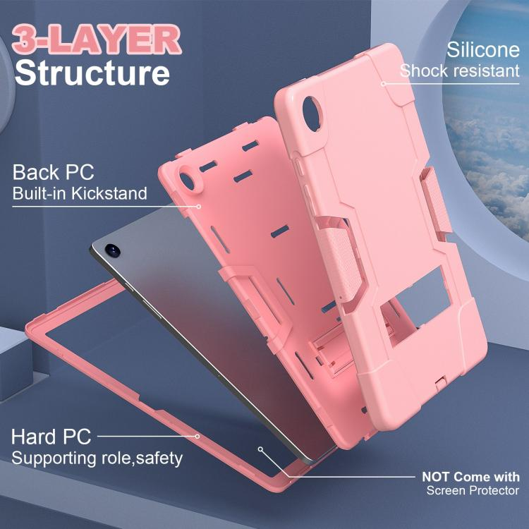For Samsung Galaxy TAB A11+/A11 Plus Hybrid Fancy Shockproof Heavy Duty Kickstand Case Cover