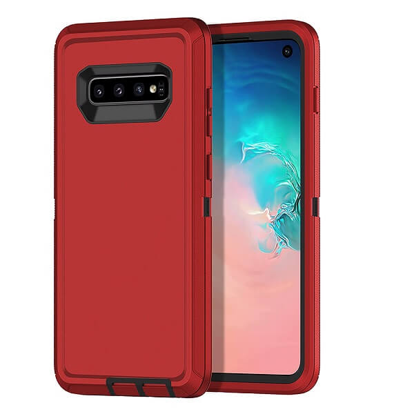 For Samsung Galaxy S10+ /S10 Plus | S10 | S10E Case Drop Resistant Defender Tradies Heavy Duty Rugged Shockproof Tough Cover