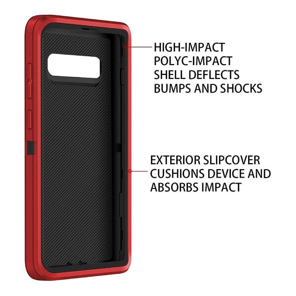 For Samsung Galaxy S10+ /S10 Plus | S10 | S10E Case Drop Resistant Defender Tradies Heavy Duty Rugged Shockproof Tough Cover