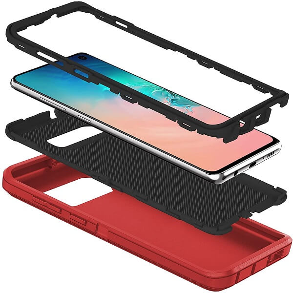 For Samsung Galaxy S10+ /S10 Plus | S10 | S10E Case Drop Resistant Defender Tradies Heavy Duty Rugged Shockproof Tough Cover