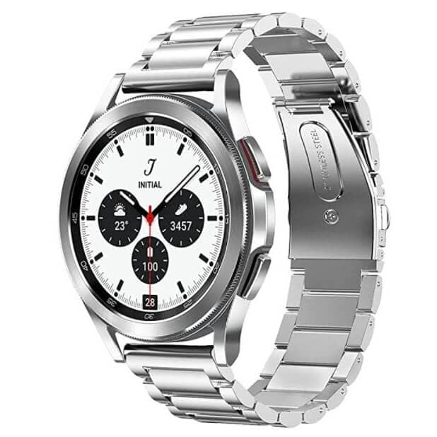 For Samsung Galaxy Watch 6 5 4 3 Pro Active 2 Gear S2 Stainless Steel Replacement Strap Wristband Bracelet Loop