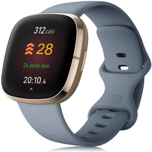Fitbit Sense Band Silicone Strap Adjustable Wristband Replacement Sports Bands For Men /Women