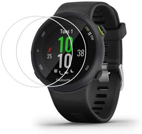 (2 Pack) Garmin Forerunner 45 39mm Anti Scratch Tempered Glass LCD Screen Protector Guard