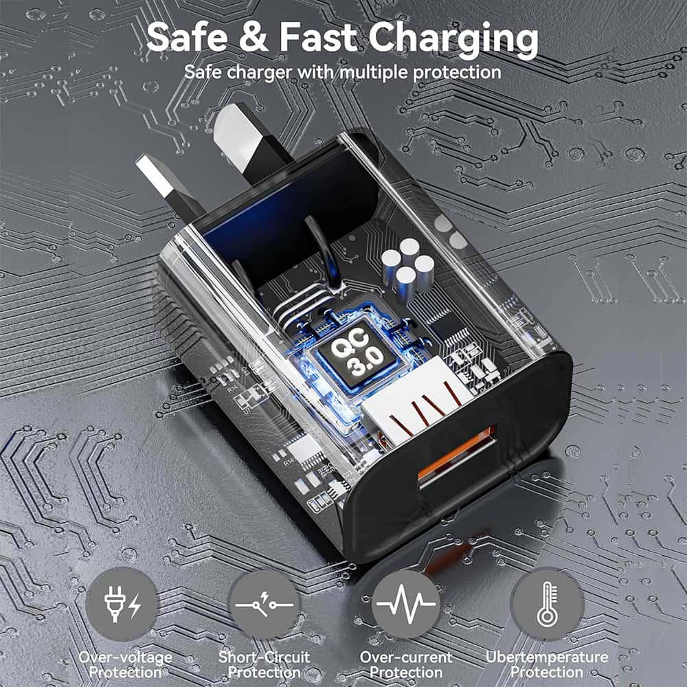 Smart Koala 18W QC3.0 SAA Certified USB A Fast Charging Wall AU Plug Charger Power Adapter