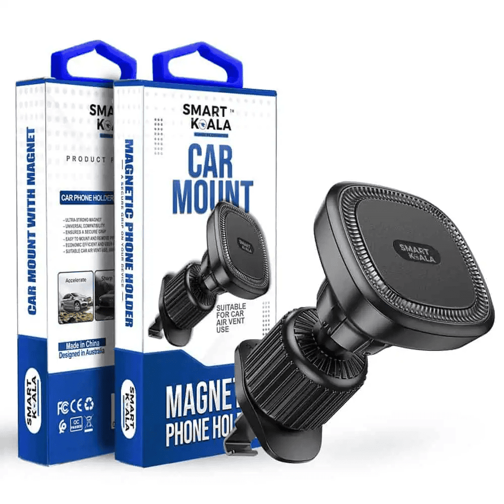 Smart Koala 360 Degree Rotating Air Vent Strong Magnetic Air Vent Car Mount Mobile Phone Holder for 4.5-7 inch iPhone Samsung Google Nokia Oppo Motorola
