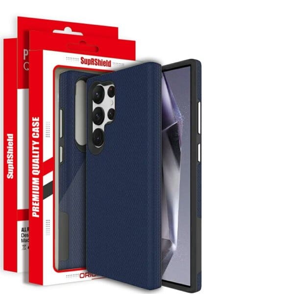 SupRShield Triangle For Samsung Galaxy Galaxy S24, S24+ S24 Plus & S24 Ultra Shockproof Case Rugged Heavy Duty Armor Rugged Bumper Back Cover