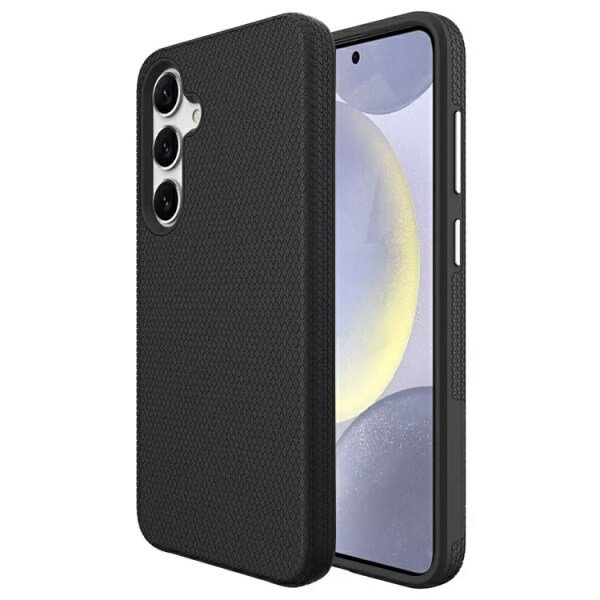 SupRShield Triangle For Samsung Galaxy Galaxy S24, S24+ S24 Plus & S24 Ultra Shockproof Case Rugged Heavy Duty Armor Rugged Bumper Back Cover