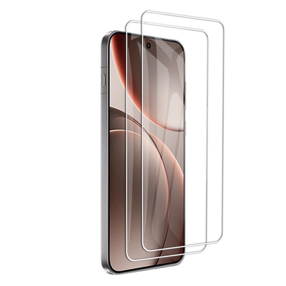[2 Pack] For Oppo Find X9 /Oppo Find X9 Pro Tempered Glass LCD Screen Protector Film Guard (Clear)