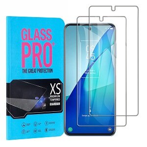 TCL 20L Plus / TCL 20L+ Full Coverage Tempered Glass Screen Protector Film Guard ( Clear)